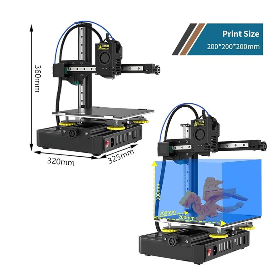 Amazon | 3Dプリンター 樹脂 FDM Mini KINGROON KP3S プロ 3D